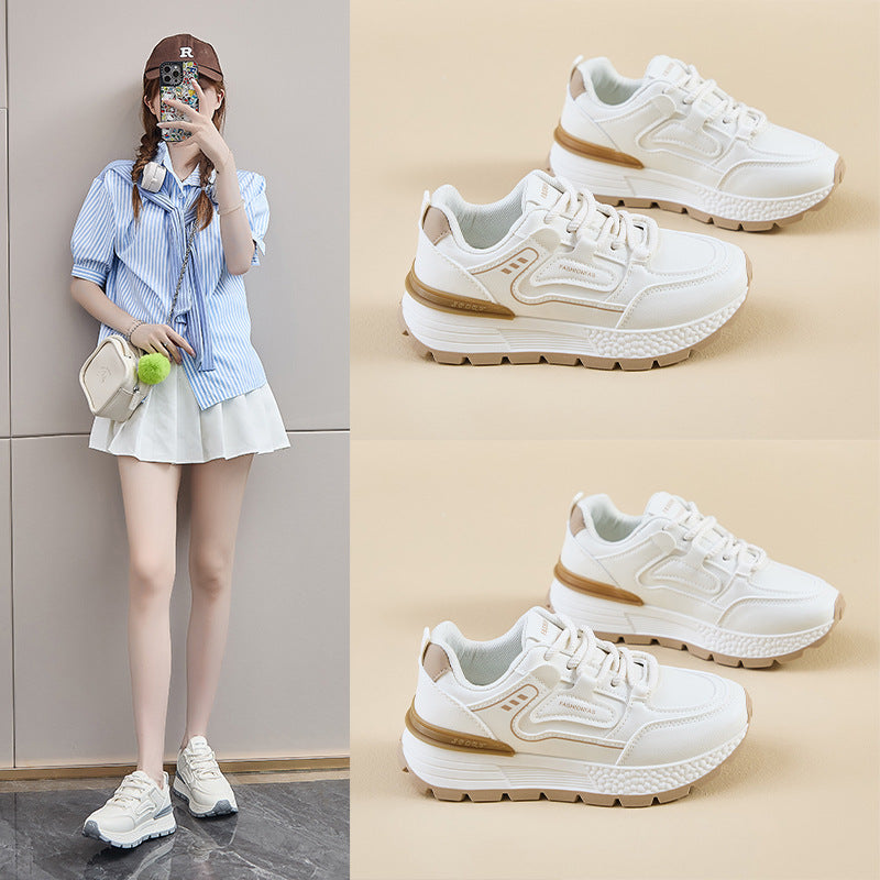 Women's Style Clunky Autumn Running Sports Platform Sneakers