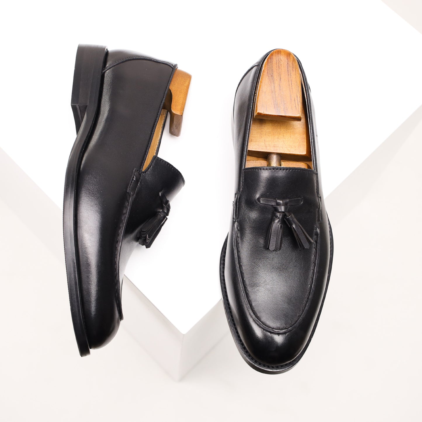 Men's Tassel British Slip-on Extra Large Size Men's Business Leather Shoes