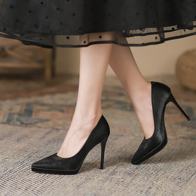 Women's Spring Patent Waterproof Platform Not Tired Women's Shoes