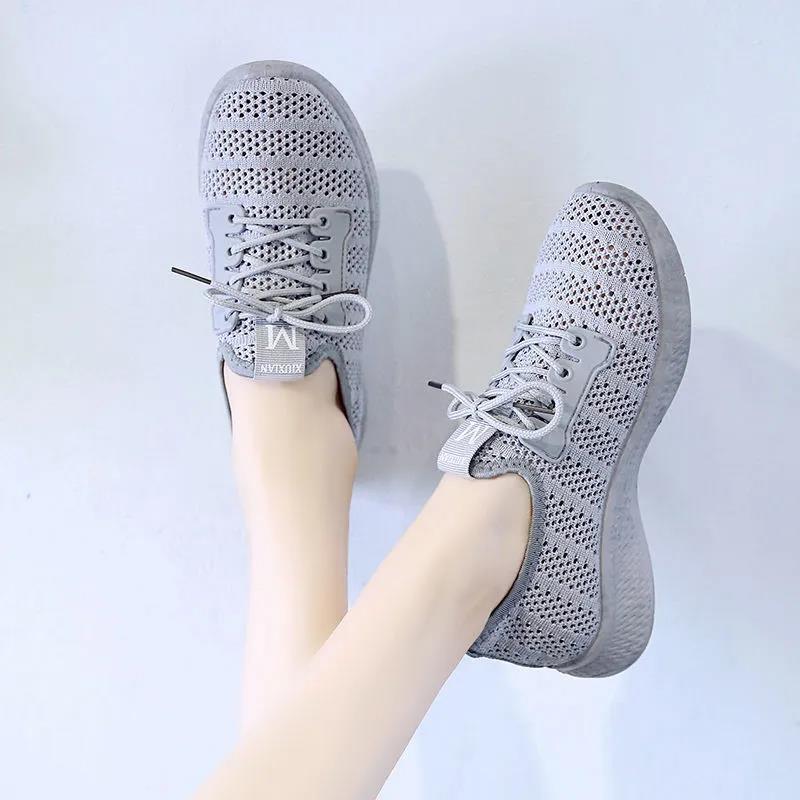 Women's Breathable Fashion Running Trendy Soft Bottom Sneakers