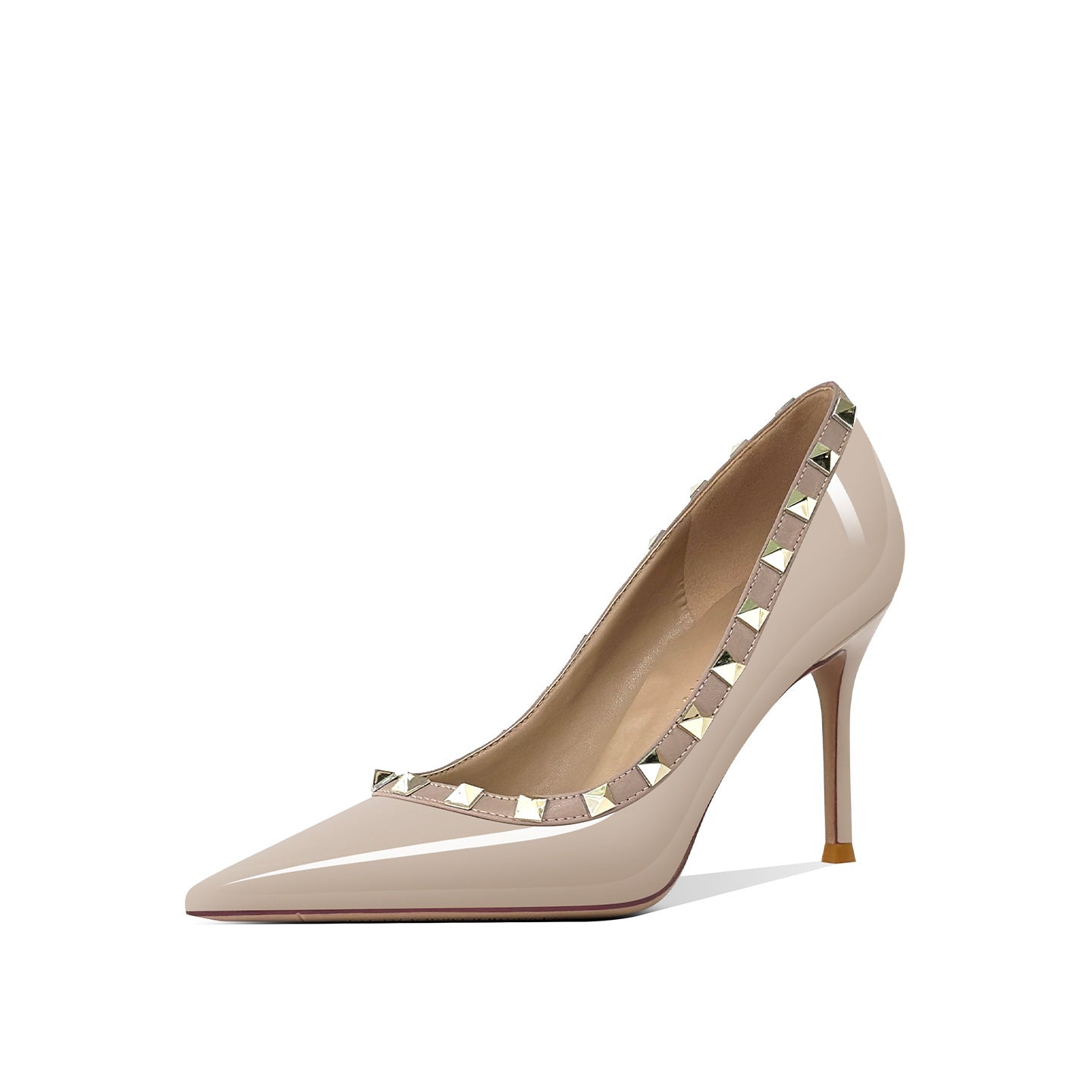 Women's Autumn Rivet Beautiful Temperament Wild Sexy Stiletto Women's Fashion Shoes