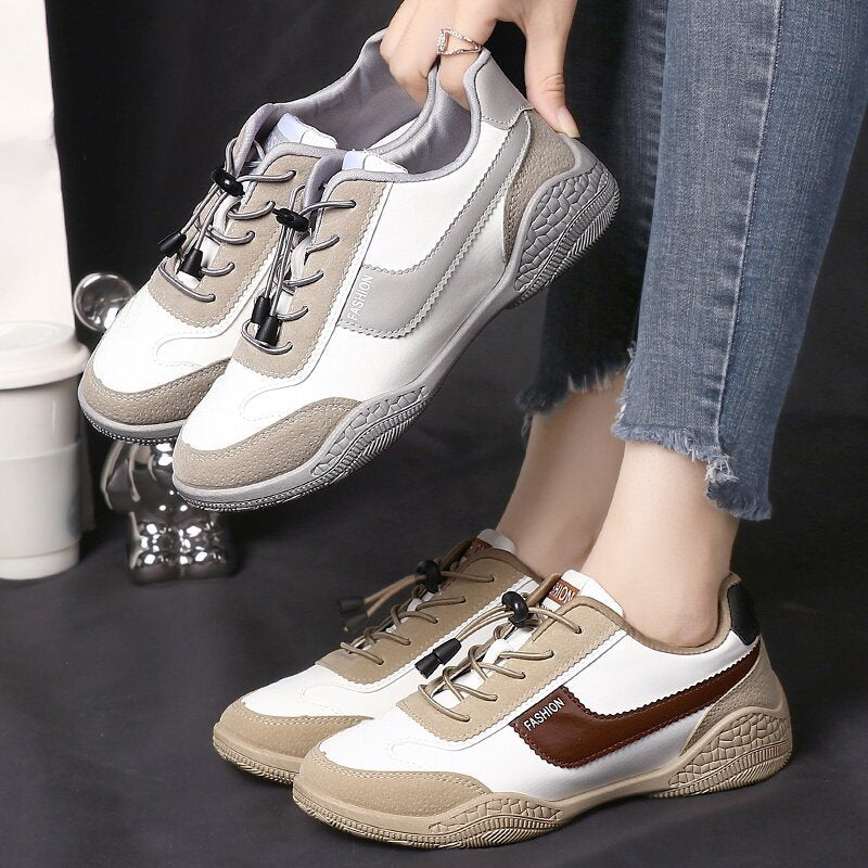 Women's Fashion Spring Breathable Lightweight Trendy Versatile German Casual Shoes