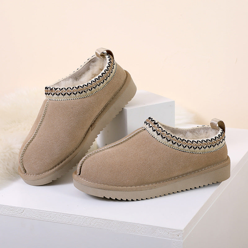 Women's Outer Wear Veet Toe Cap Semi Women's Snow Boots