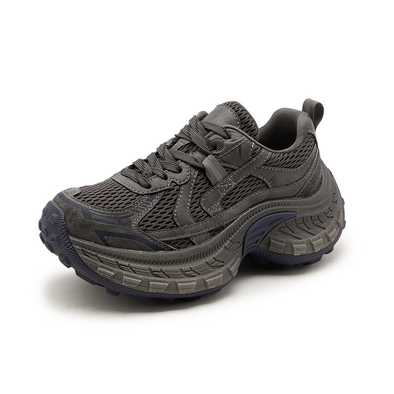 Women's Thick Bottom Heightened Daddy Korean Style Street Niche Durian Women's Sports Shoes