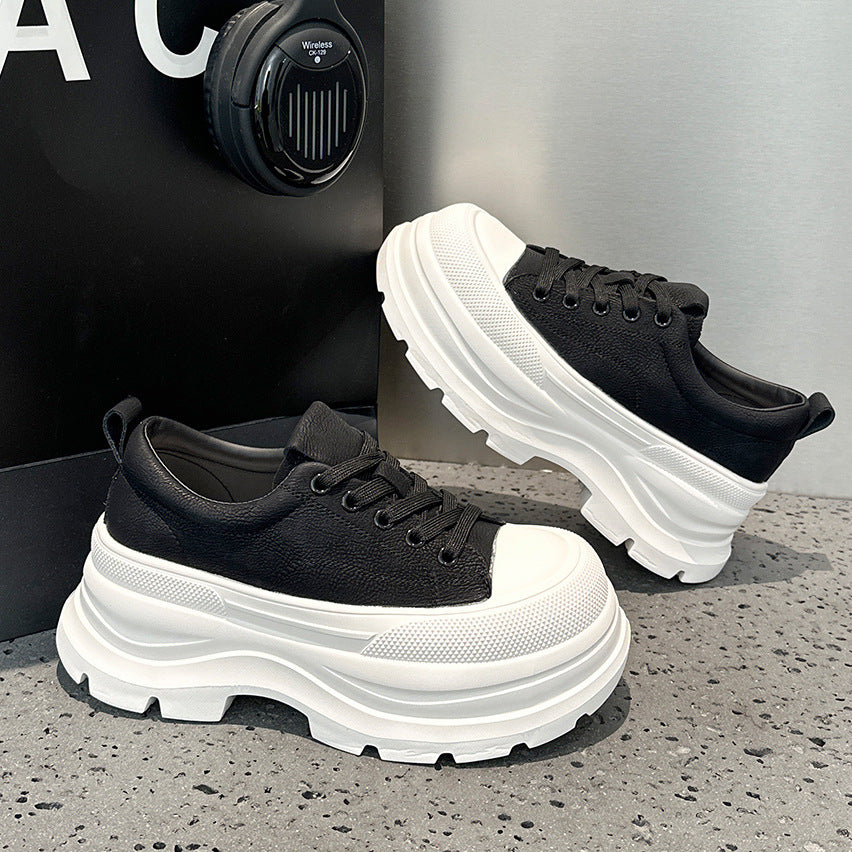 Women's Thick-soled Small Heightened Easy Wear Autumn Versatile Fashion Women's Sports Shoes