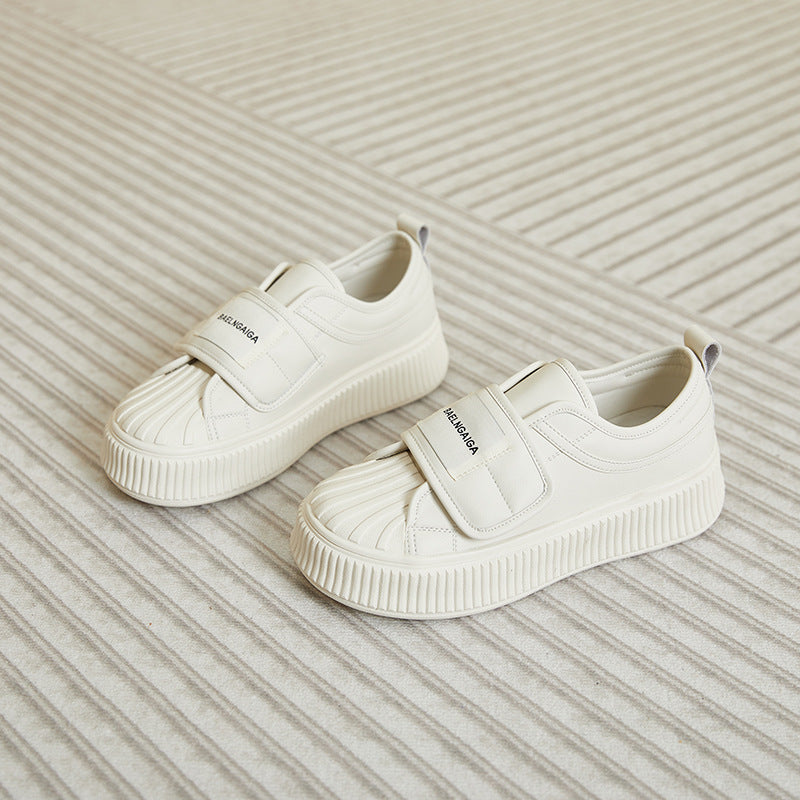 Women's Velcro Bread Thick Bottom Heightened Easy Wear Casual Shoes