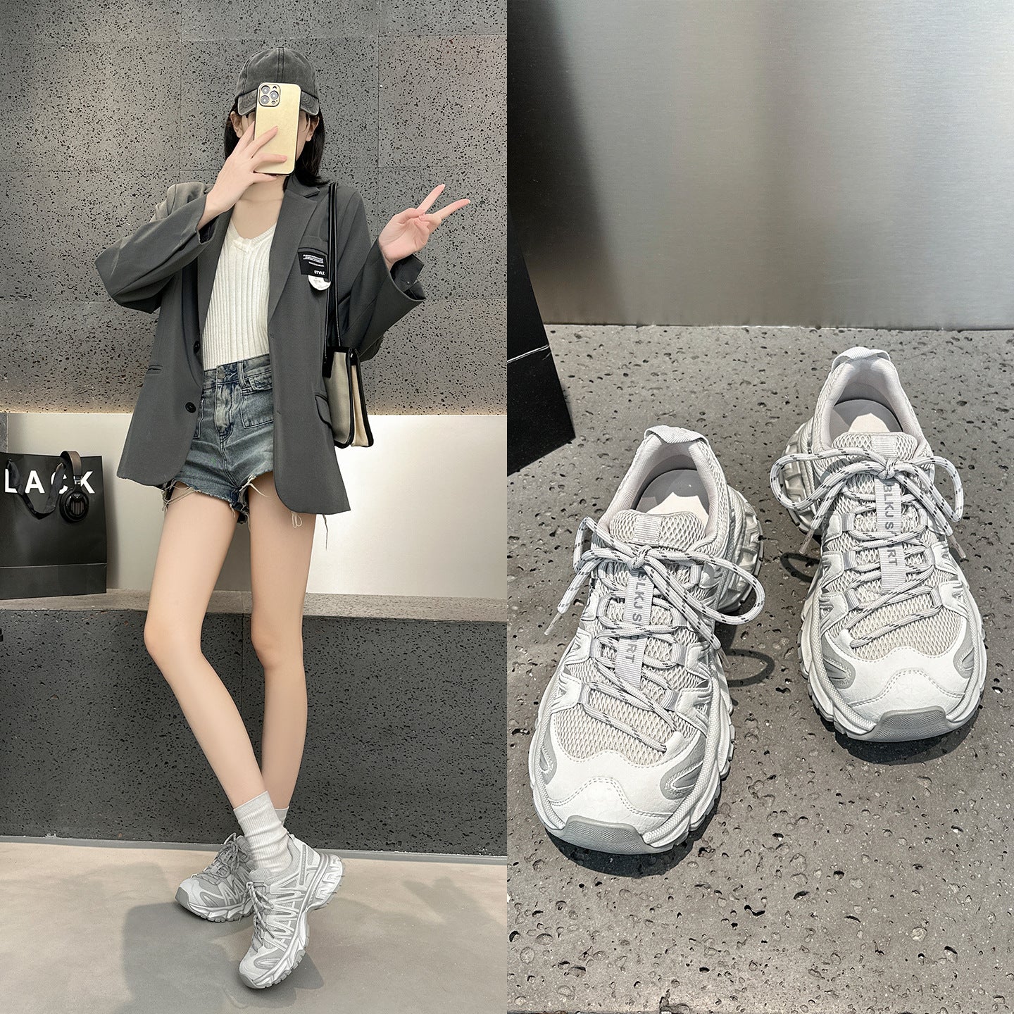 Women's Summer Platform Dad Comfortable Fashion Trendy Women's Sports Shoes