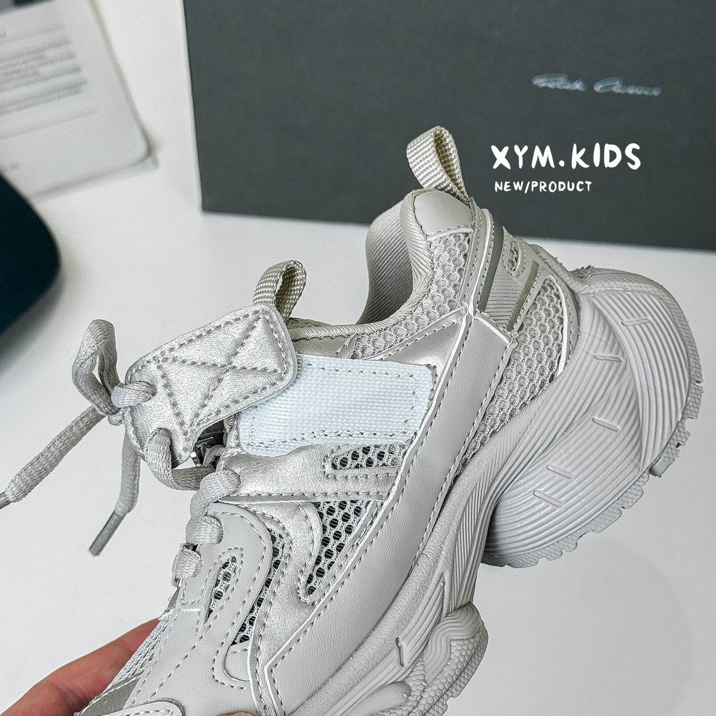 Children's Dad Summer Running Fashion Mesh Single-layer Breathable Sneakers