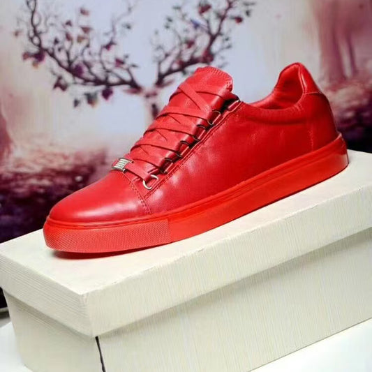 Men's Trendy Red Fashion Sports Black Authentic White Men's Board Shoes