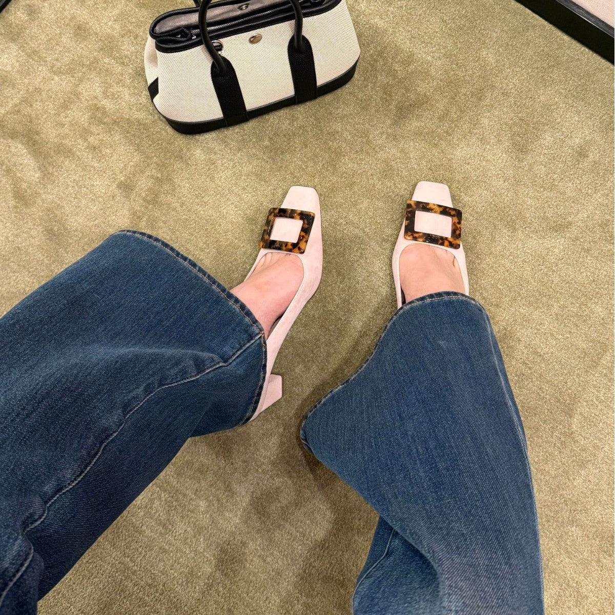 Chunky Pumps Female Low-cut Authentic Commuter Women's Fashion Shoes