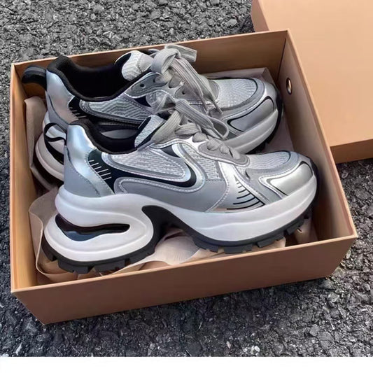 Women's Edition Thick-soled Small-sized Height Increasing Front Women's Sports Shoes