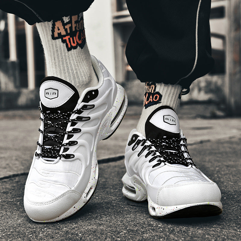 Men's Plus Size Fashion Green Little Trendy Sneakers