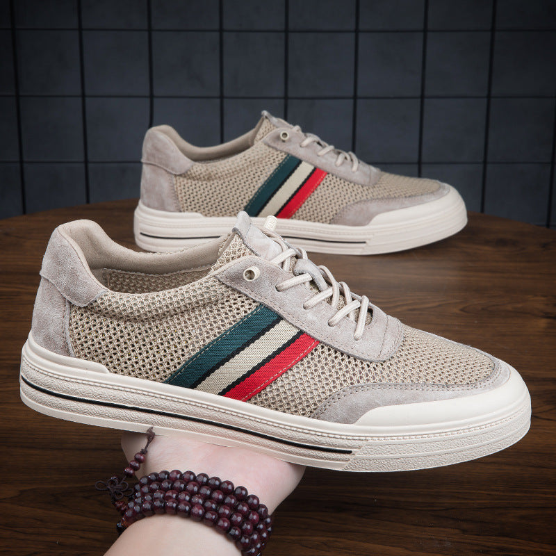 Men's Net Cloth Fashion Breathable Board Trendy Sneakers