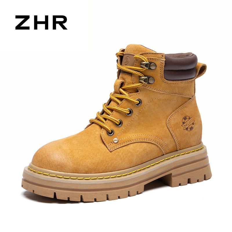 Women's Thick-soled Dr. Martens Worker Waterproof Boots