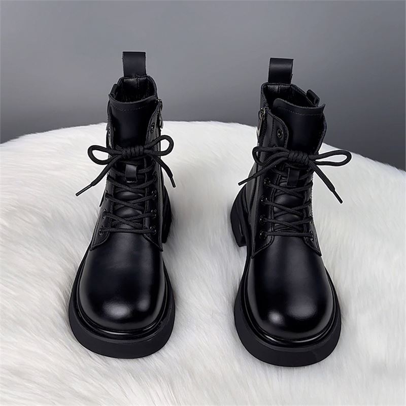 Martin Female British Style Super Hot Women's Leather Boots