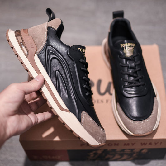 Men's Breathable Board Fashion Trend Daddy Color Casual Shoes