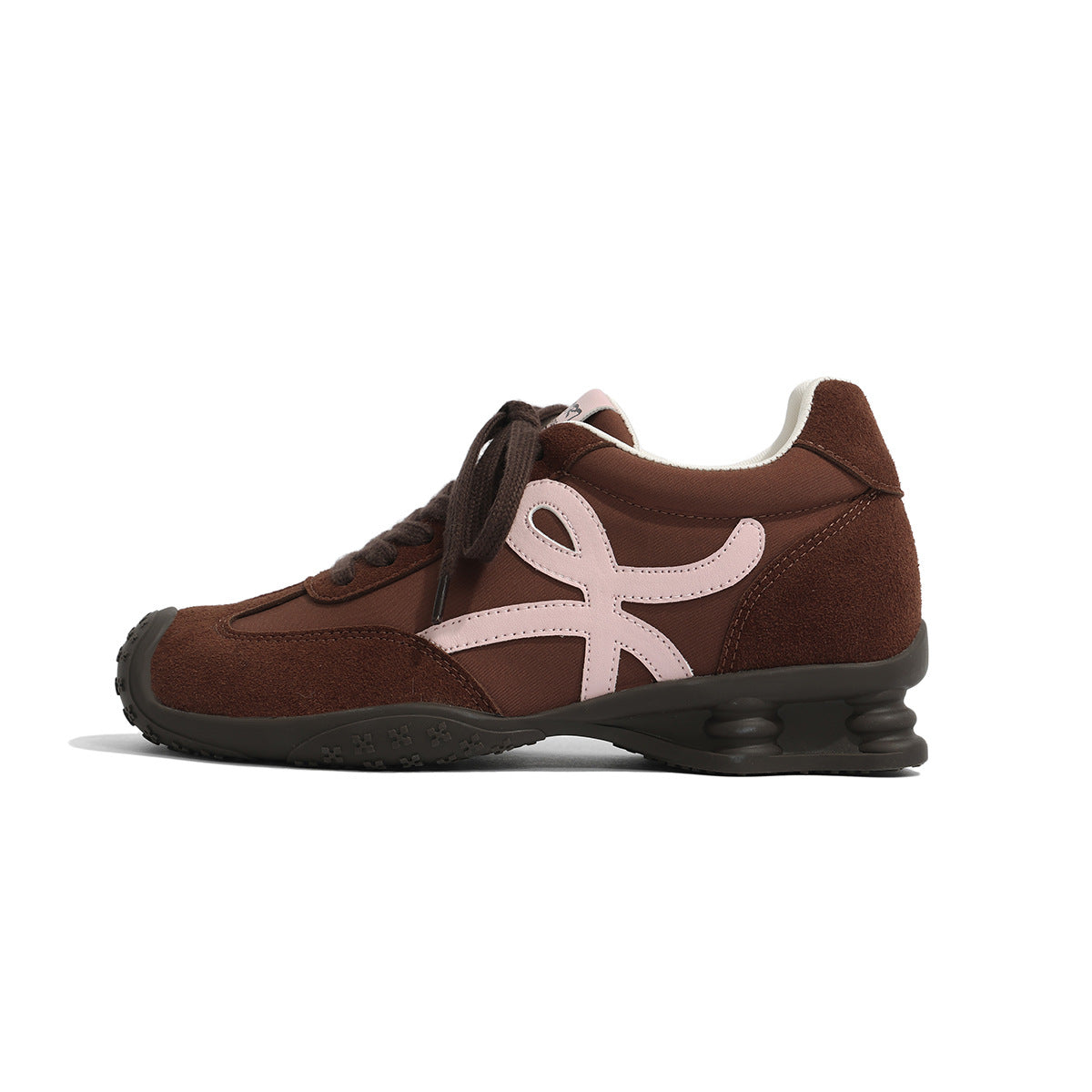 Women's Insole Fashionable Stitching Tied Retro Head Tilt German Training Platform Women's Board Shoes