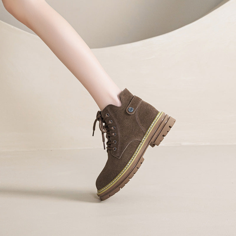 Women's Martin Autumn Genuine Retro Western Cowboy Boots