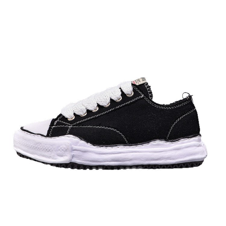 Dissoed Lovers Large Size Height Increasing Canvas Shoes