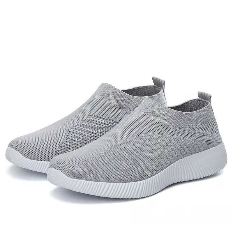 Women's Autumn Flying Woven Running Comfort Plus Casual Shoes