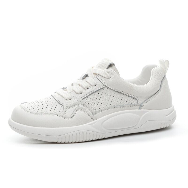 Women's White Soft Bottom Wild Sports Leisure Women's Board Shoes