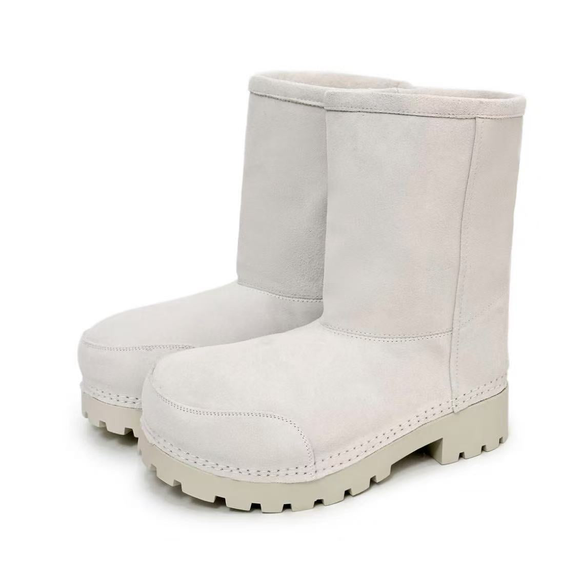 Big Toe Mickey Warm Slugged Bottom Thick Lamb Boots