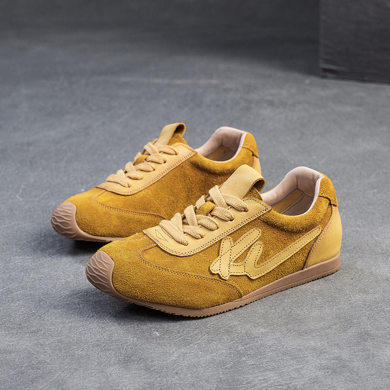 Women's Handmade Versatile Design Niche Pumps Color Matching Men's Shoes