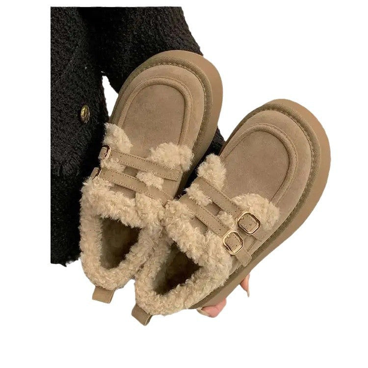 Women's Fleece-lined Winter Thickened Warm Super Popular Women's Shoes