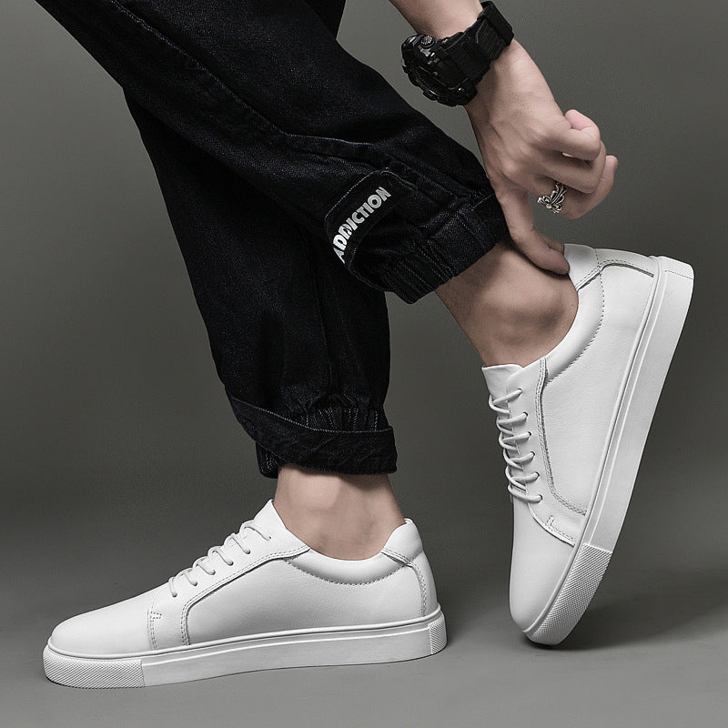 Men's Four White Plus Size Breathable Green Sneakers