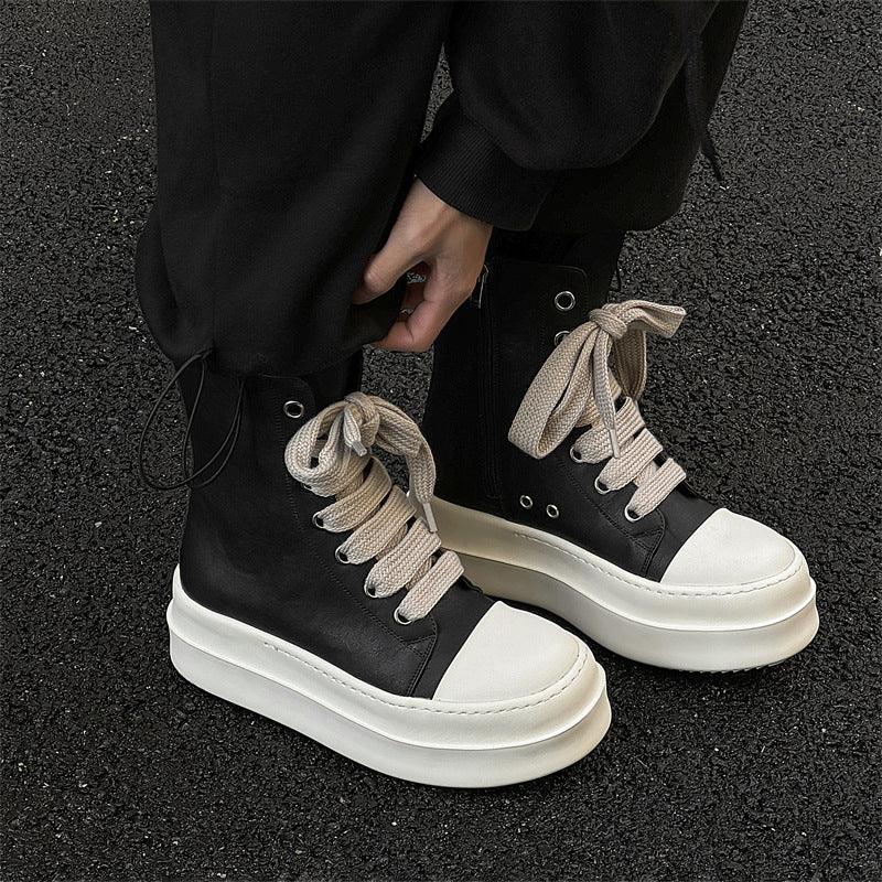 Women's & Men's American High Street Martin With Zipper Sneakers