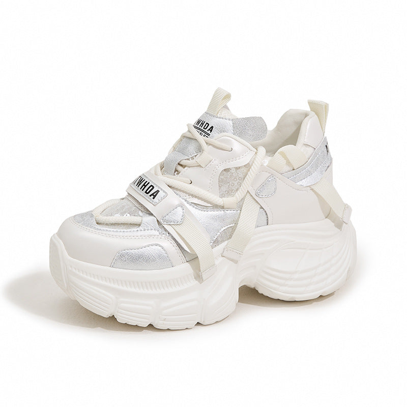 Women's Dad Summer Versatile Trendy Hollow Mesh Surface Sneakers