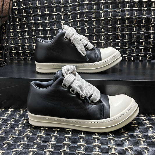 Men's Shoelace Low Top Genuine High Street Sneakers