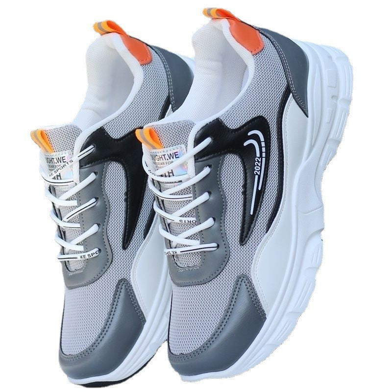 Men's Breathable Sports Leisure Flying Woven Running Sneakers