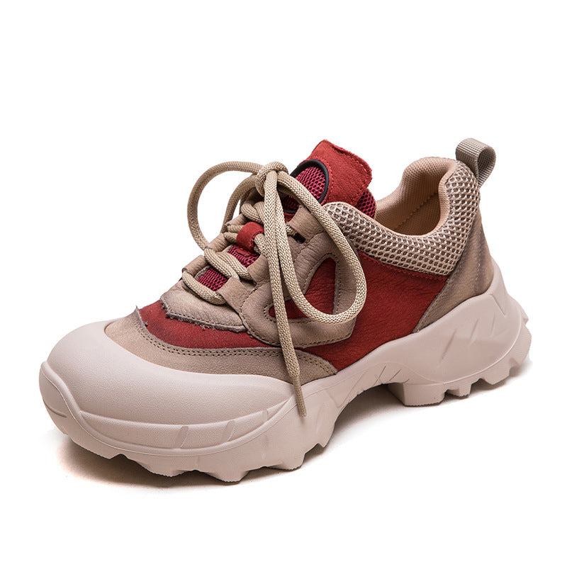 Women's Fashion Sports Mesh Pumps Comfortable Platform Casual Shoes