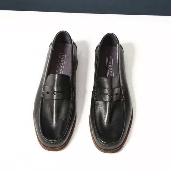 Men's British Authentic Business Slip-on Soft Bottom Breathable Loafers/doug Shoes