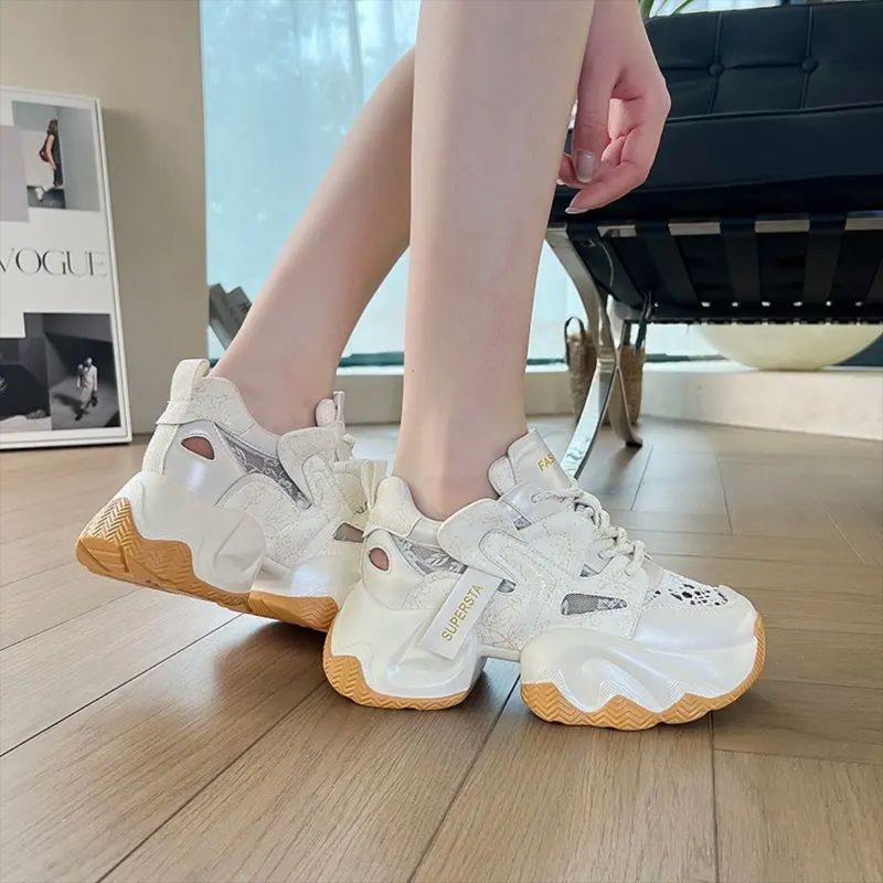Women's Thick Bottom Toe Cap Roman Summer Sneakers