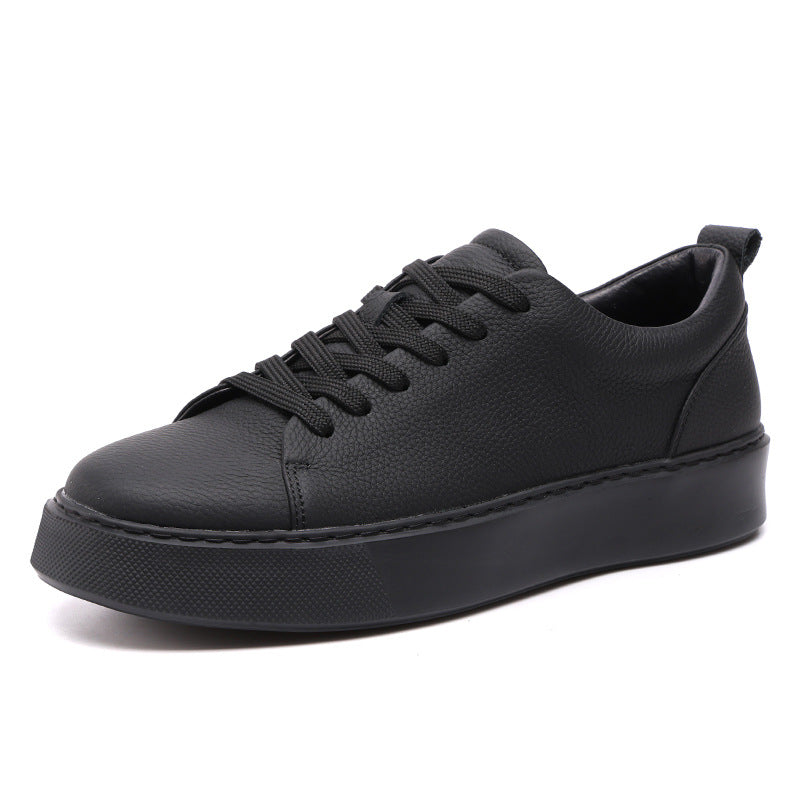 Men's Genuine Spring Cowhide Platform Sports Men's Shoes