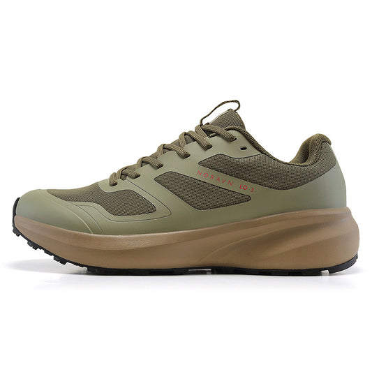 Men's Flat Outdoor Hiking Lightweight Waterproof V-shaped Sneakers