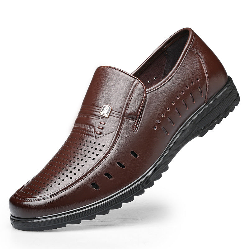 Men's Summer Dress Round Business Breathable Korean Sandals