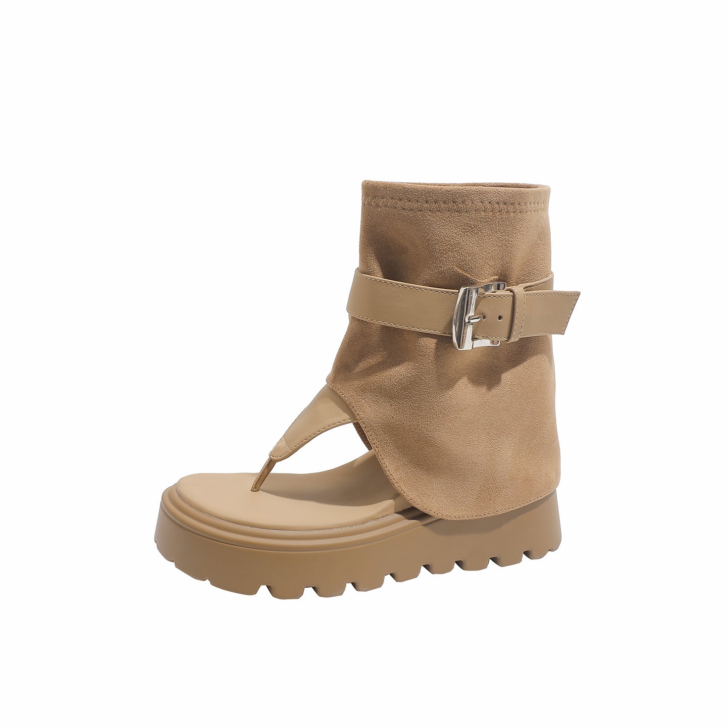 Women's Retro Summer Small Belt Buckle Pants Sandals