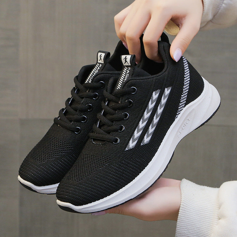 Women's Mesh Surface Hollowed Summer Pumps Running Sneakers