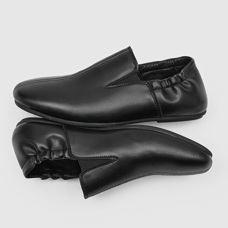 Men's Flat Toe Slip-on Derby Commuter British Loafers/doug Shoes