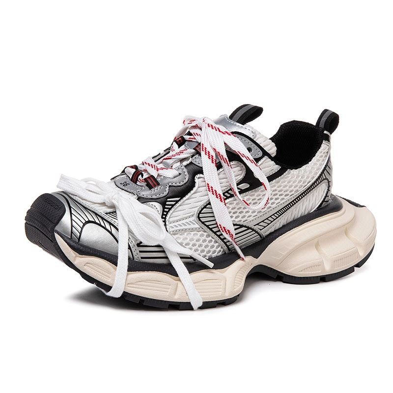 Women's & Men's Dad Breathable Dirty Old Thick Bottom Increased Leisure Men's Sports Shoes