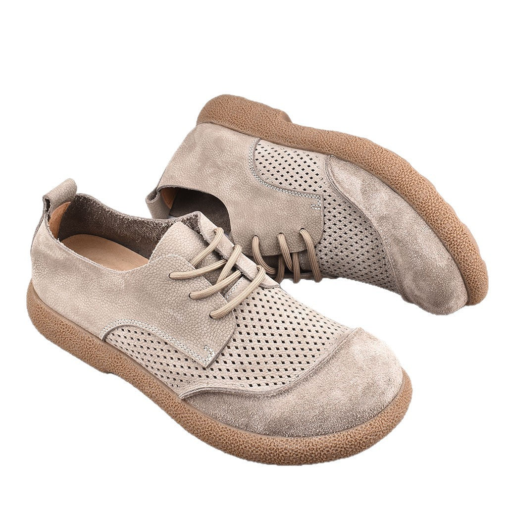 Men's Top Layer Cowhide Leisure All-inclusive Versatile Men's Shoes