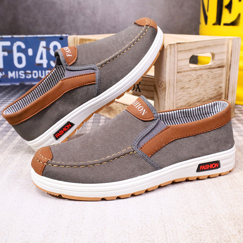 Men's Old Cloth Soft Bottom Dad Canvas Shoes