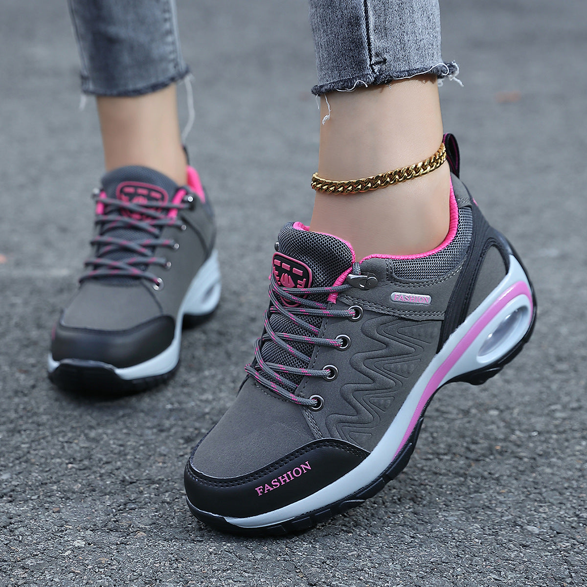 Women's Outdoor Climbing Platform Height Increasing Rocking Sneakers