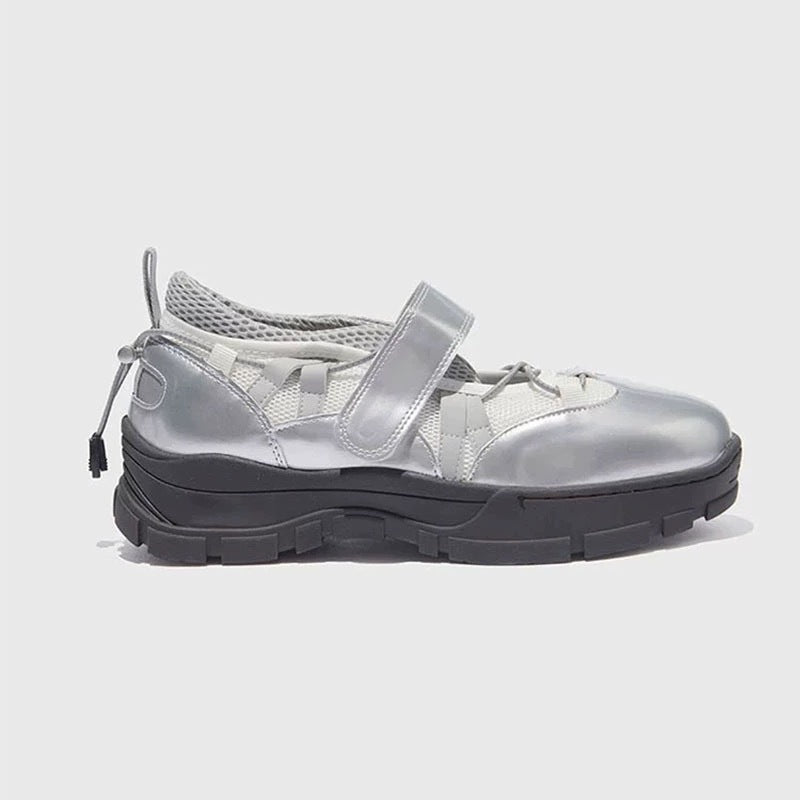 Women's Style Niche Dad Vintage Mary Jane Velcro Sneakers