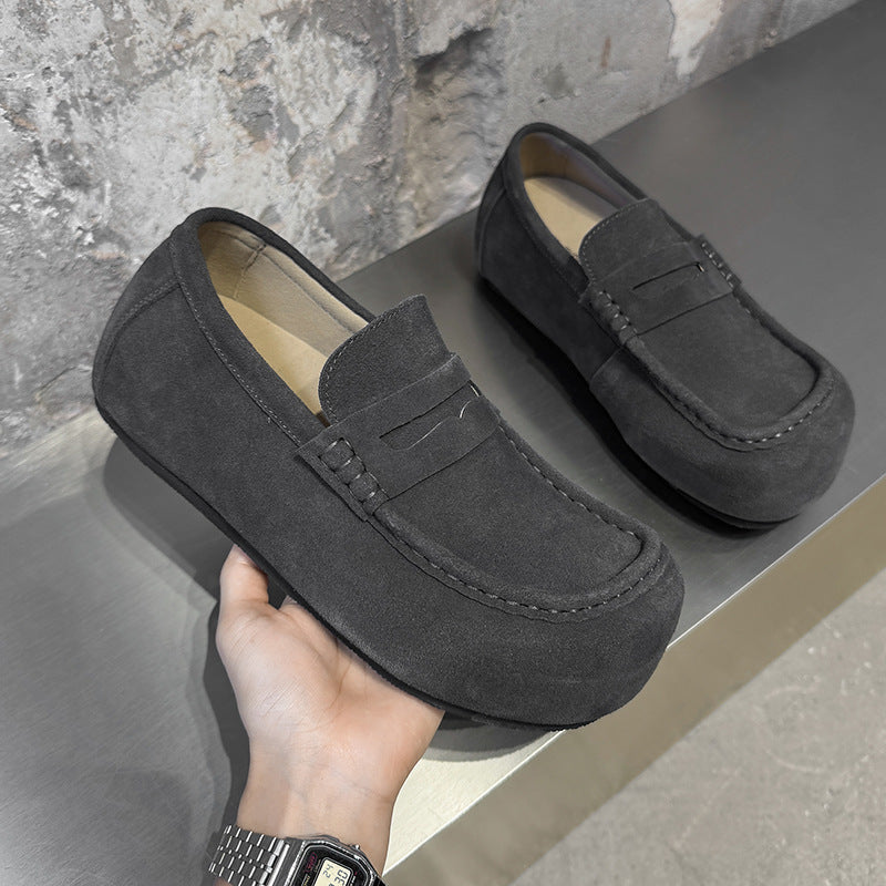 Slip-on Lazy Gray Dark Coffee Khaki Olive Loafers/doug Shoes