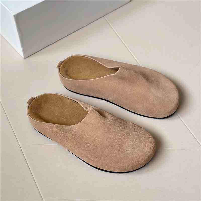 Women's & Men's Vintage Genuine Mules Flat Bottom Comfort Sandals