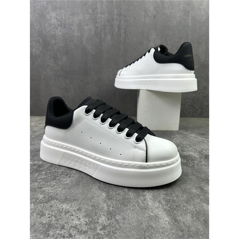 Men's Boys White Spring Platform Korean Fashion Men's Sports Shoes